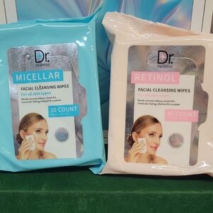 Dr. Wellness Facial Cleansing Wipes Set of 2 Packs